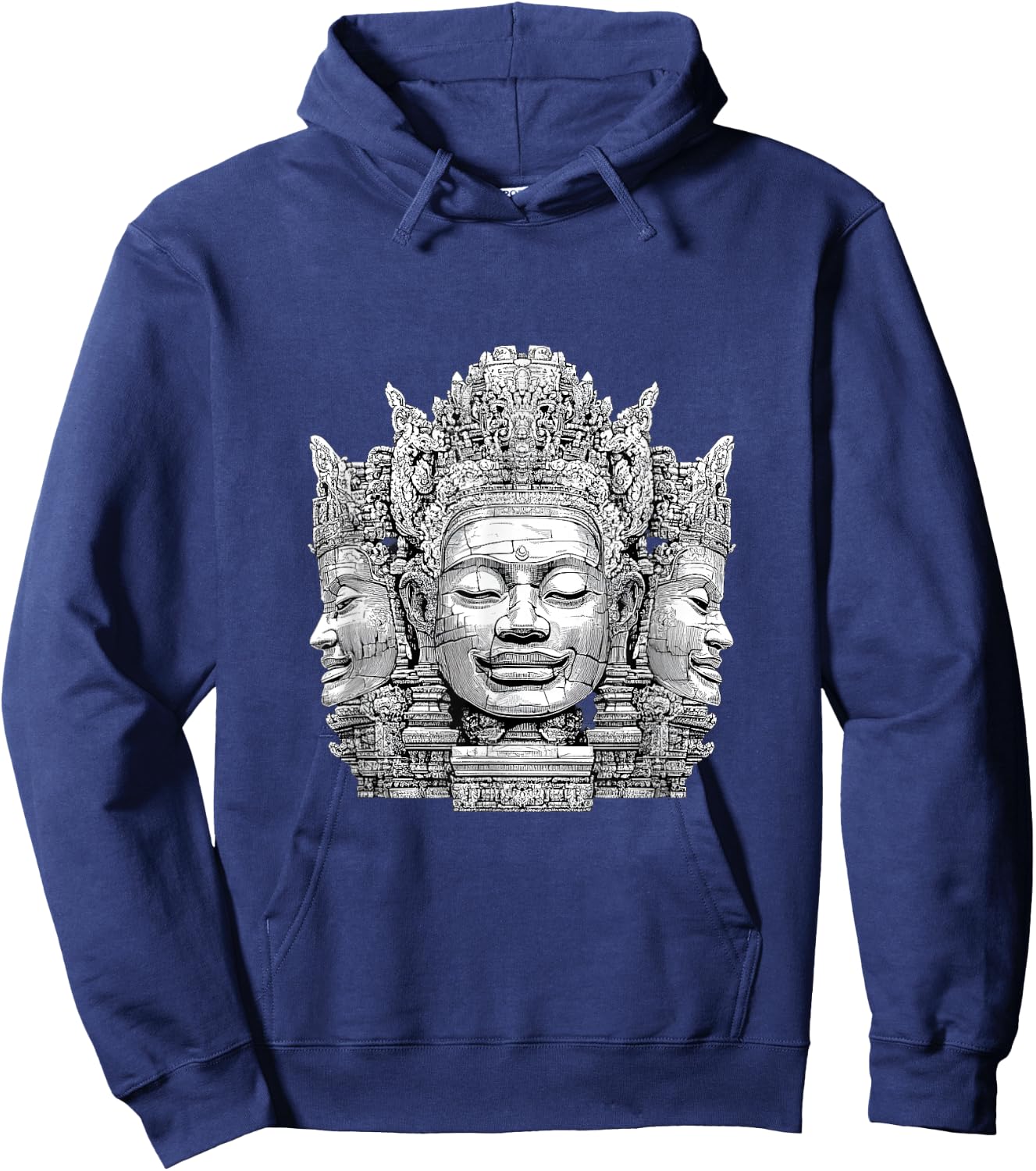 Angkor Wat Cambodia - Explore Ancient Temples , Black, S Hoodie - Hoodie | Navy