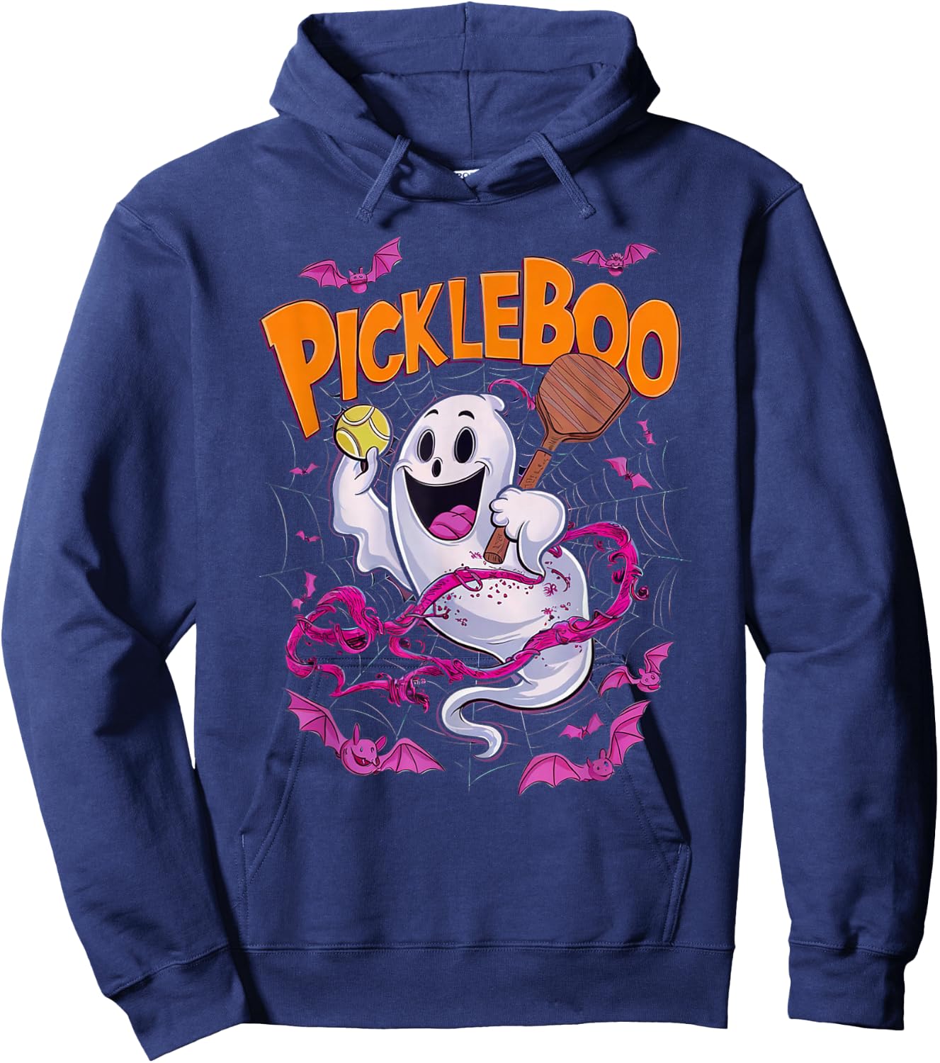 Pickleboo Funny Halloween Pickleball Costume Hoodie - Hoodie | Navy