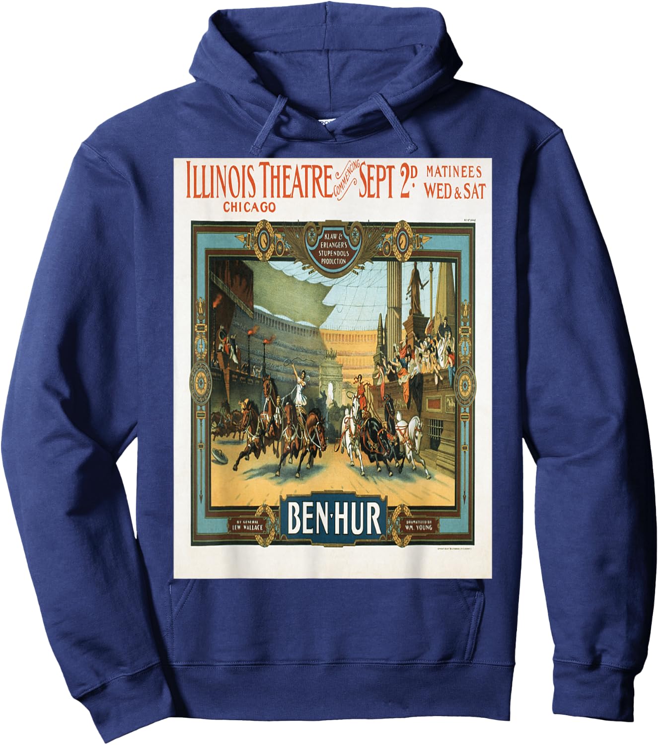 Vintage poster - Ben-Hur Hoodie - Hoodie | Navy