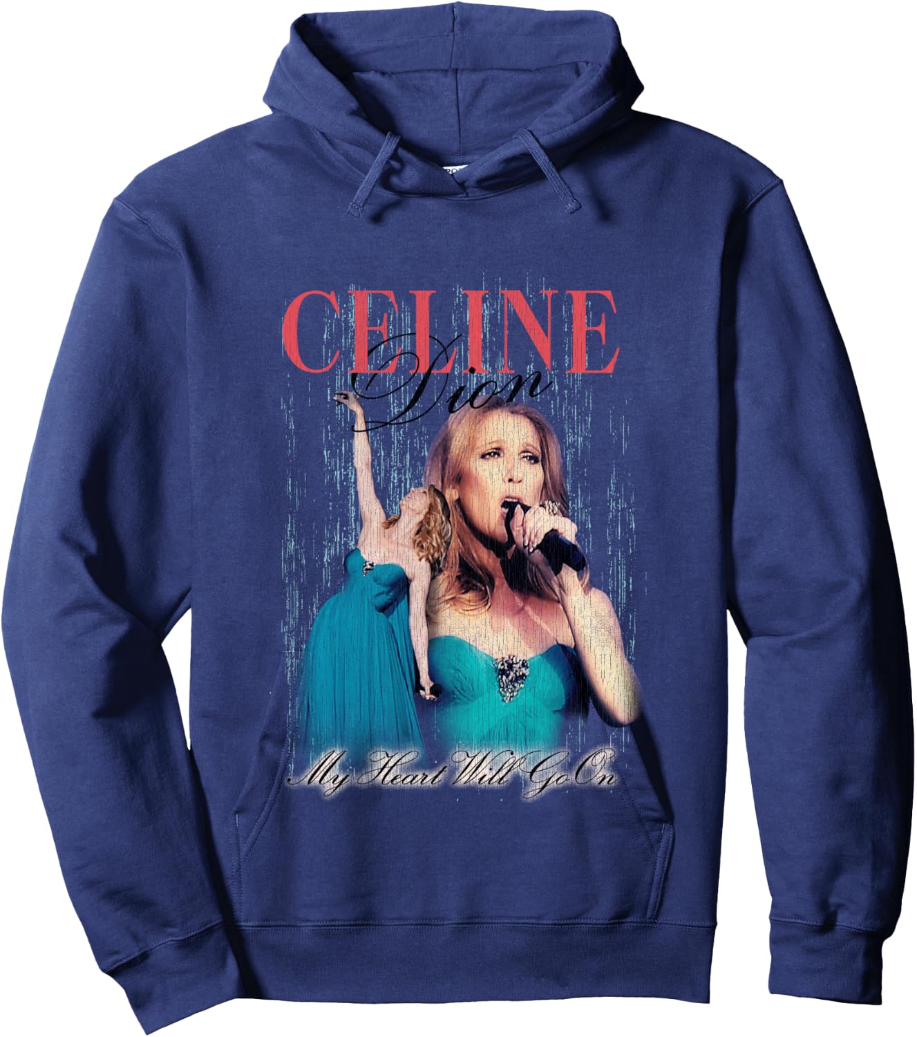 Official Celine Dion My Heart Will Go On Hoodie - Hoodie | Navy