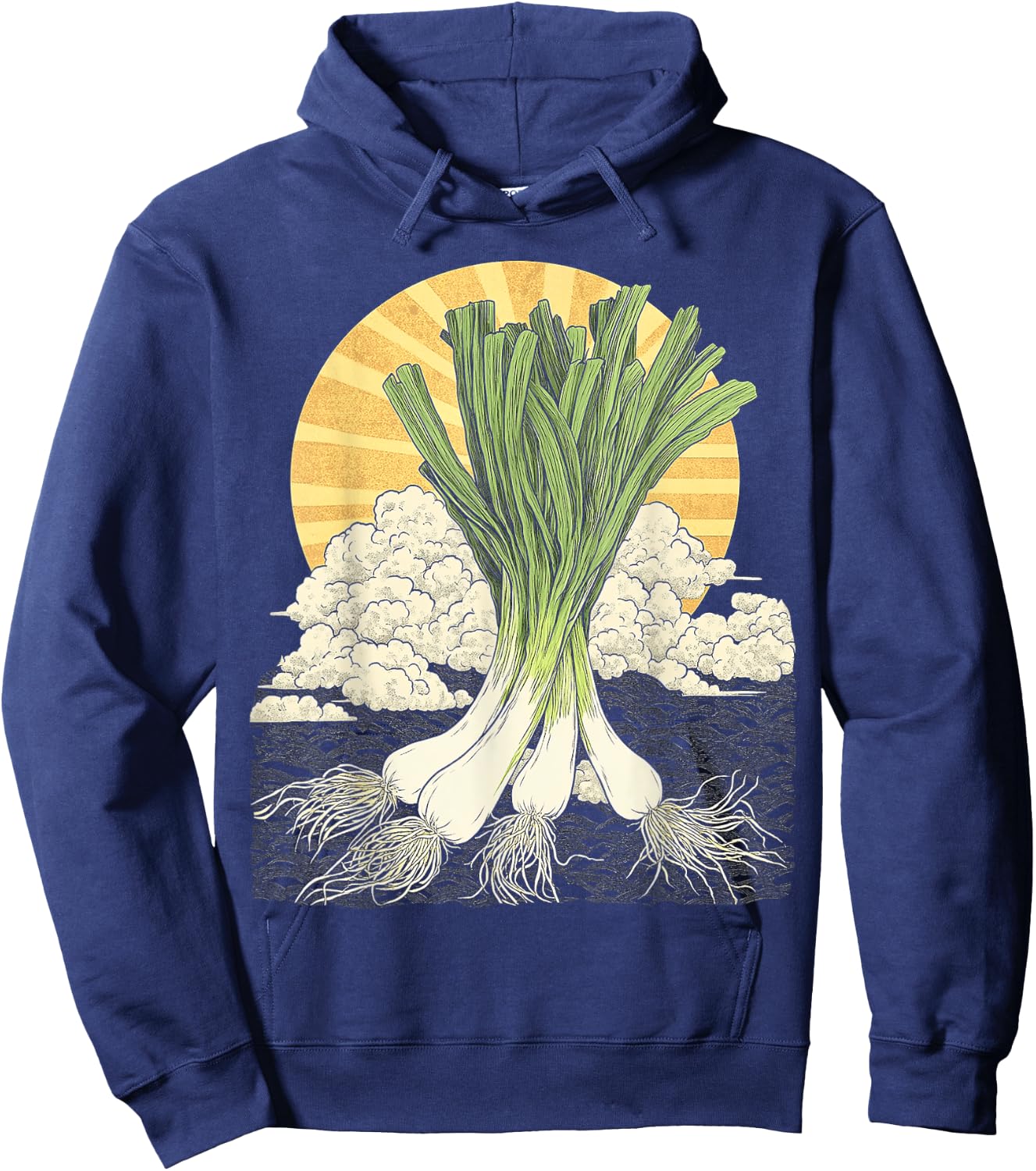 Poireau Motif Légumes Art Poireau Hoodie - Hoodie | Navy