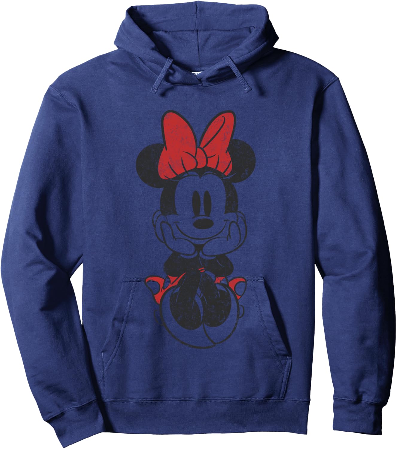 Disney Mickey and Friends Minnie Mouse Vintage Sitting Hoodie - Hoodie | Navy
