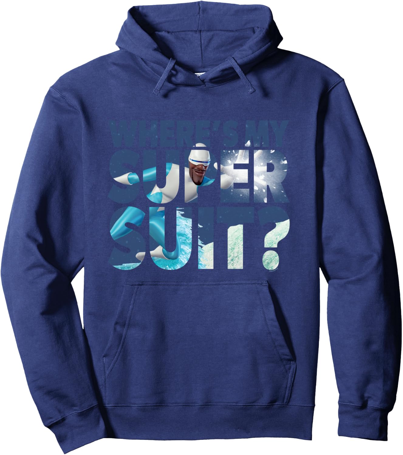 Disney and Pixar’s Incredibles Frozone Where’s My Super Suit Manche Longue Hoodie - Hoodie | Navy