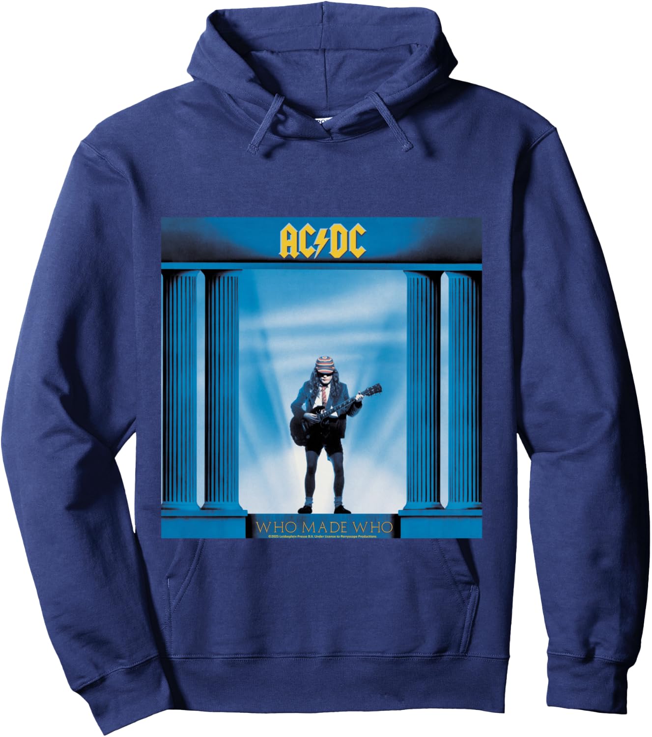 Hommage au Groupe de Musique AC/DC Who Made Who Manche Longue Hoodie - Hoodie | Navy