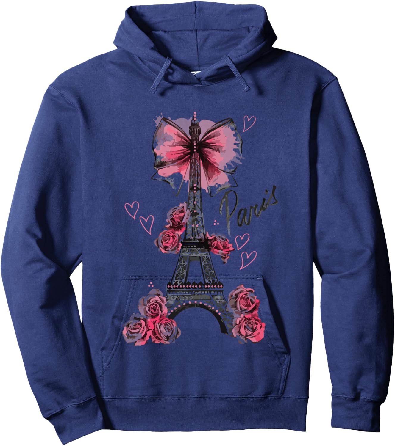 Paris, Eiffel Tower, Paris , grey, S Hoodie - Hoodie | Navy