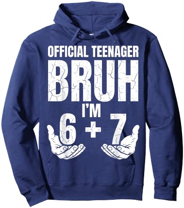 13th Birthday It's My 13 Bday Girls Boys Turning 13 Birthday Hoodie - Hoodie | Navy