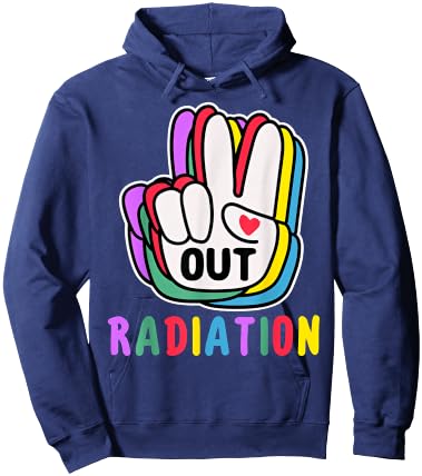 Out Radiation Cute End of Radiation Cancer Warrior Hoodie - Hoodie | Navy