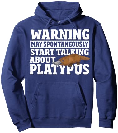 Platypus Funny Talk About Duck Billed Platypus Hoodie - Hoodie | Navy