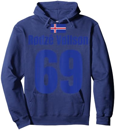 Island Sauf Trikot 69, Mallorca Sauf Trikot Weiss | Fussball Hoodie - Hoodie | Navy