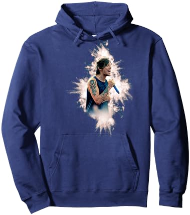 Louis Tomlinson of One Direction Murrayfield Stadium 2014 , Black, S Hoodie - Hoodie | Navy