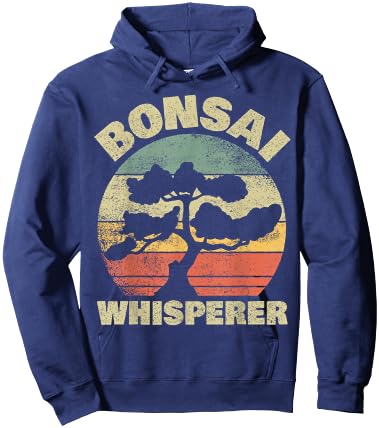 Bonsai Whisperer - Japanese Bonsai Tree - Horticulturist Hoodie - Hoodie | Navy