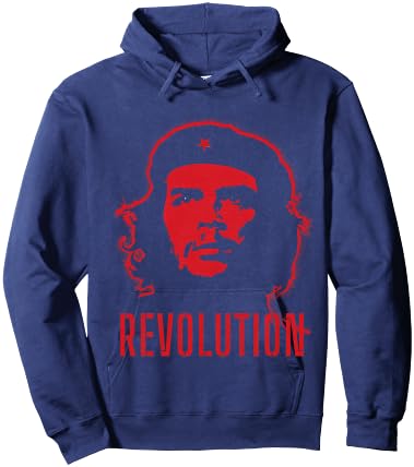 Che Guevara Revolution Shirt Kuba Kubanisch Rebel Rot Hoodie - Hoodie | Navy