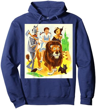 OZ Dorothy Toto Scarecrow Cowardly Lion Tin Man Wizard of OZ Hoodie - Hoodie | Navy