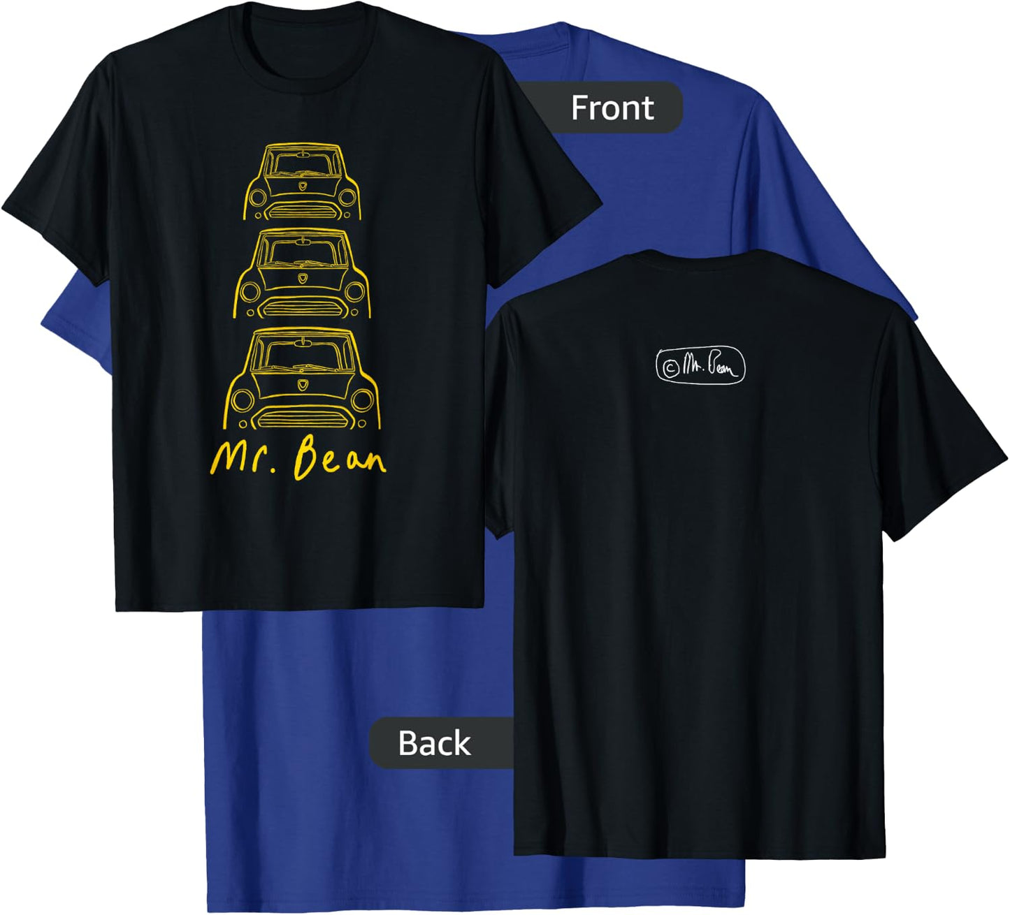 Mr Bean Car T-Shirt - T-Shirt | Royal