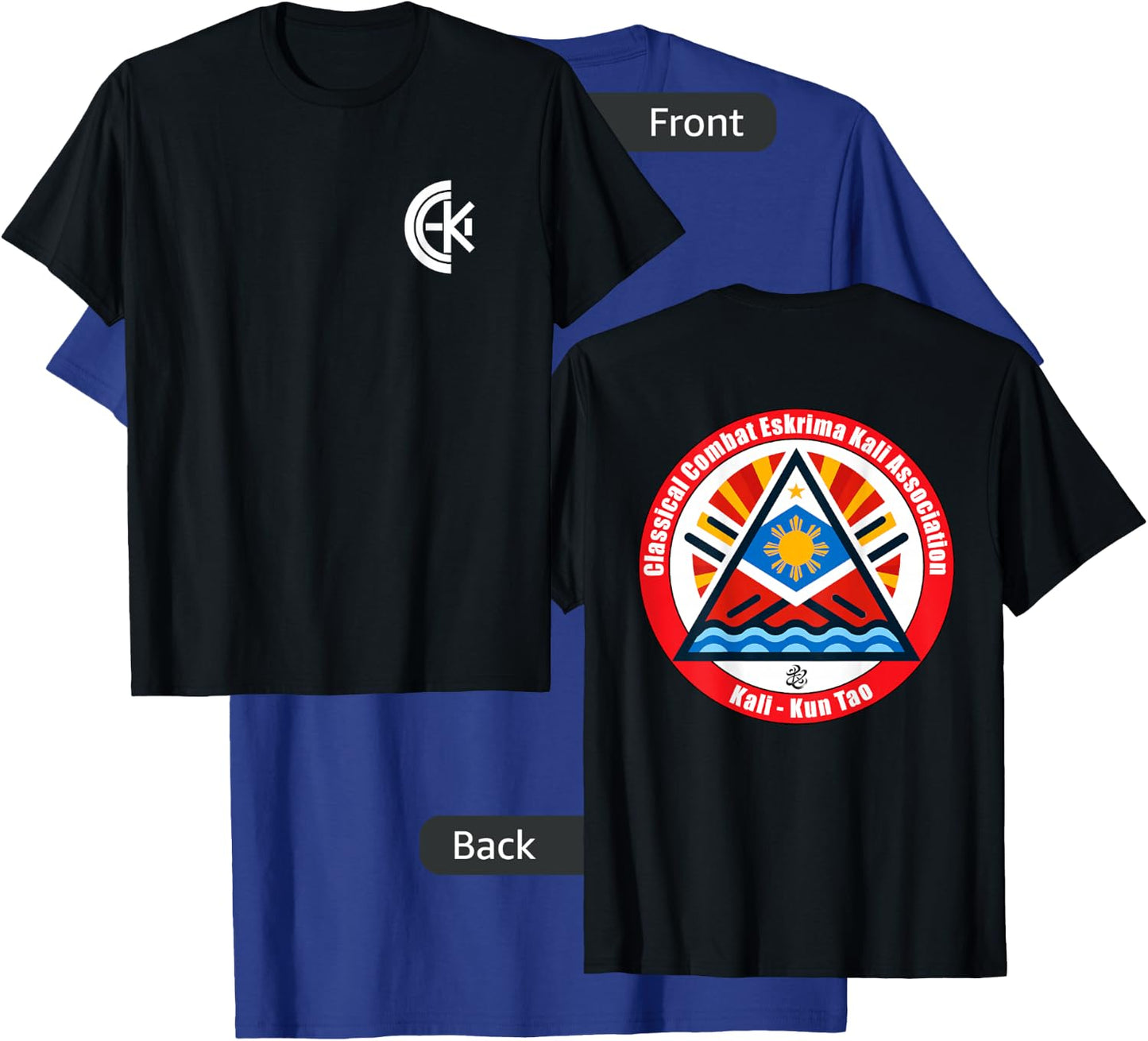 Classical Combat Eskrima Kali Association T-Shirt - T-Shirt | Royal