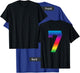 #7 Jersey Uniform Lucky Number Rainbow T-Shirt - T-Shirt | Royal