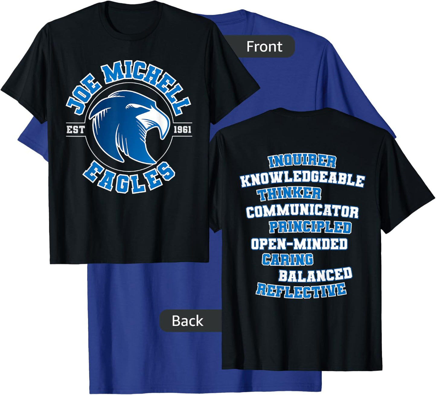Joe Michell School Eagles 2021 T-Shirt - T-Shirt | Royal