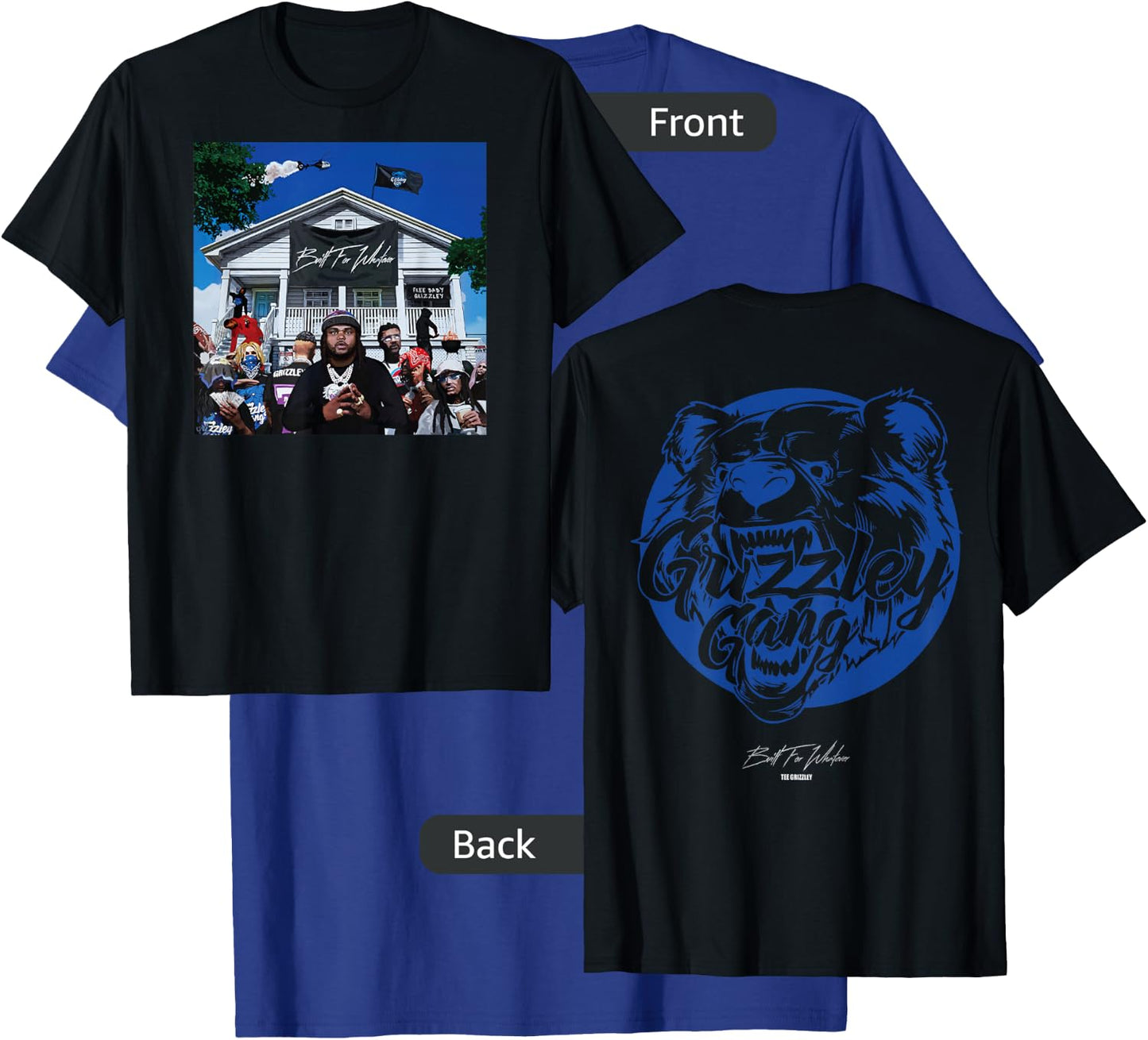 Grizzley Built for Whatever World T-Shirt - T-Shirt | Royal