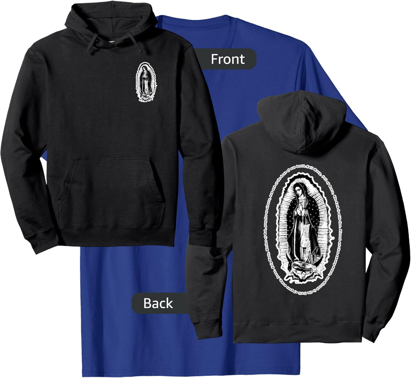 Hail Mary, Virgen de Guadalupe T-Shirt - T-Shirt | Royal