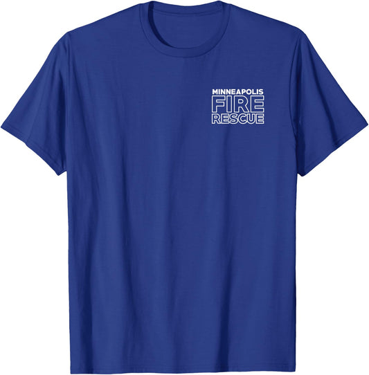 City of Minneapolis Fire Rescue Minnesota Fireman T-Shirt - T-Shirt | Royal