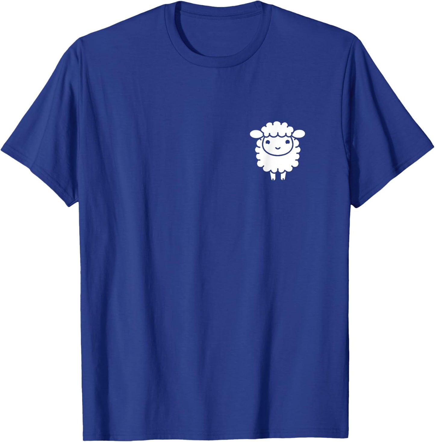 Quote Little Cute Baby Sheep Simple Lamb T-Shirt - T-Shirt | Royal