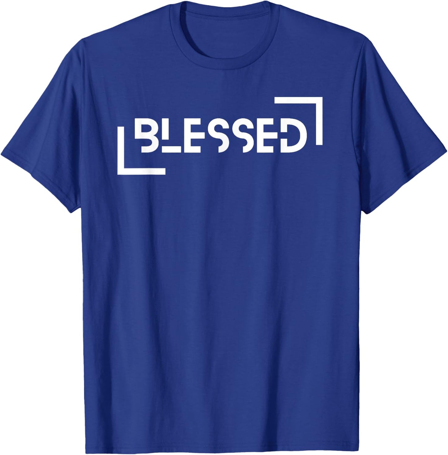 Blessed Faith Apparel |Proverbs 3:5-6 | Inspirational Wear T-Shirt - T-Shirt | Royal