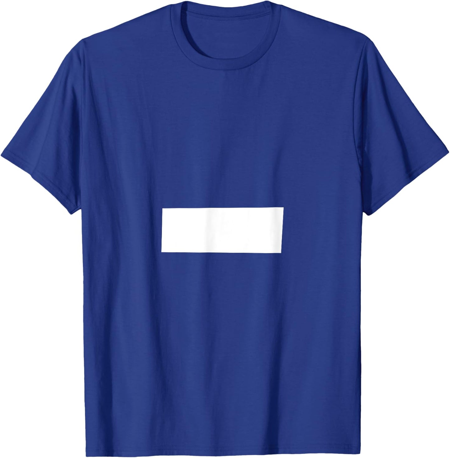 Alphabet Punctuation - Minus Sign T-Shirt - T-Shirt | Royal