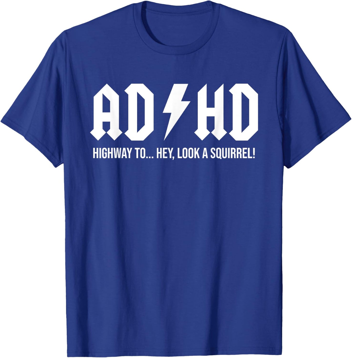 Funny ADHD Squirrel Design Women Chipmunk Pet Lovers T-Shirt - T-Shirt | Royal