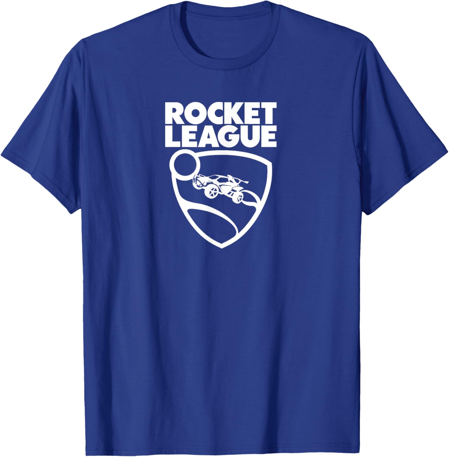 Rocket League Text with Logo , black T-Shirt - T-Shirt | Royal