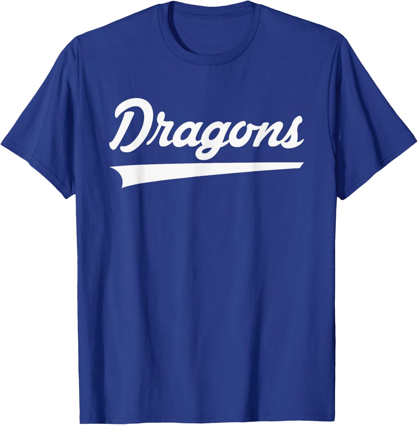 New Palestine Dragons Vintage Swoosh T-Shirt - T-Shirt | Royal