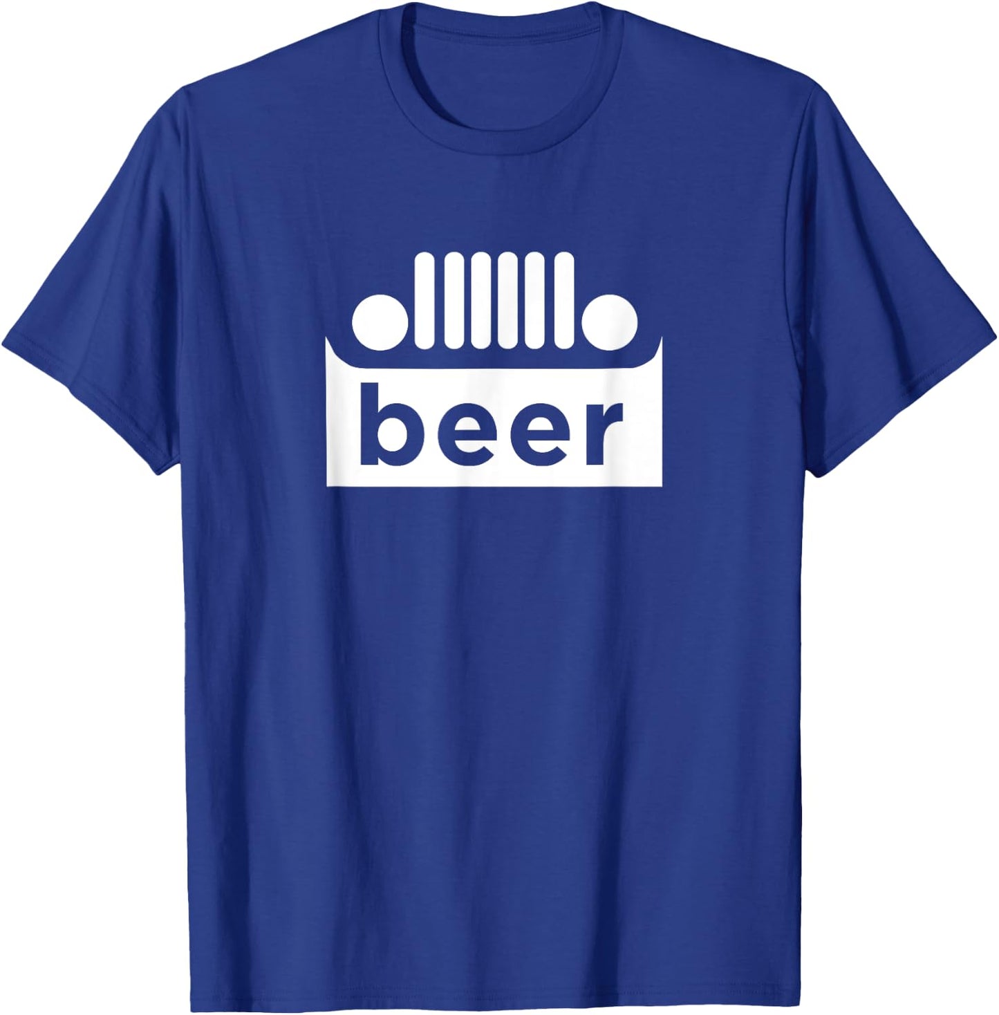 Upside Down Truck Beer Alcohol Funny Joke Drinking T-Shirt - T-Shirt | Royal