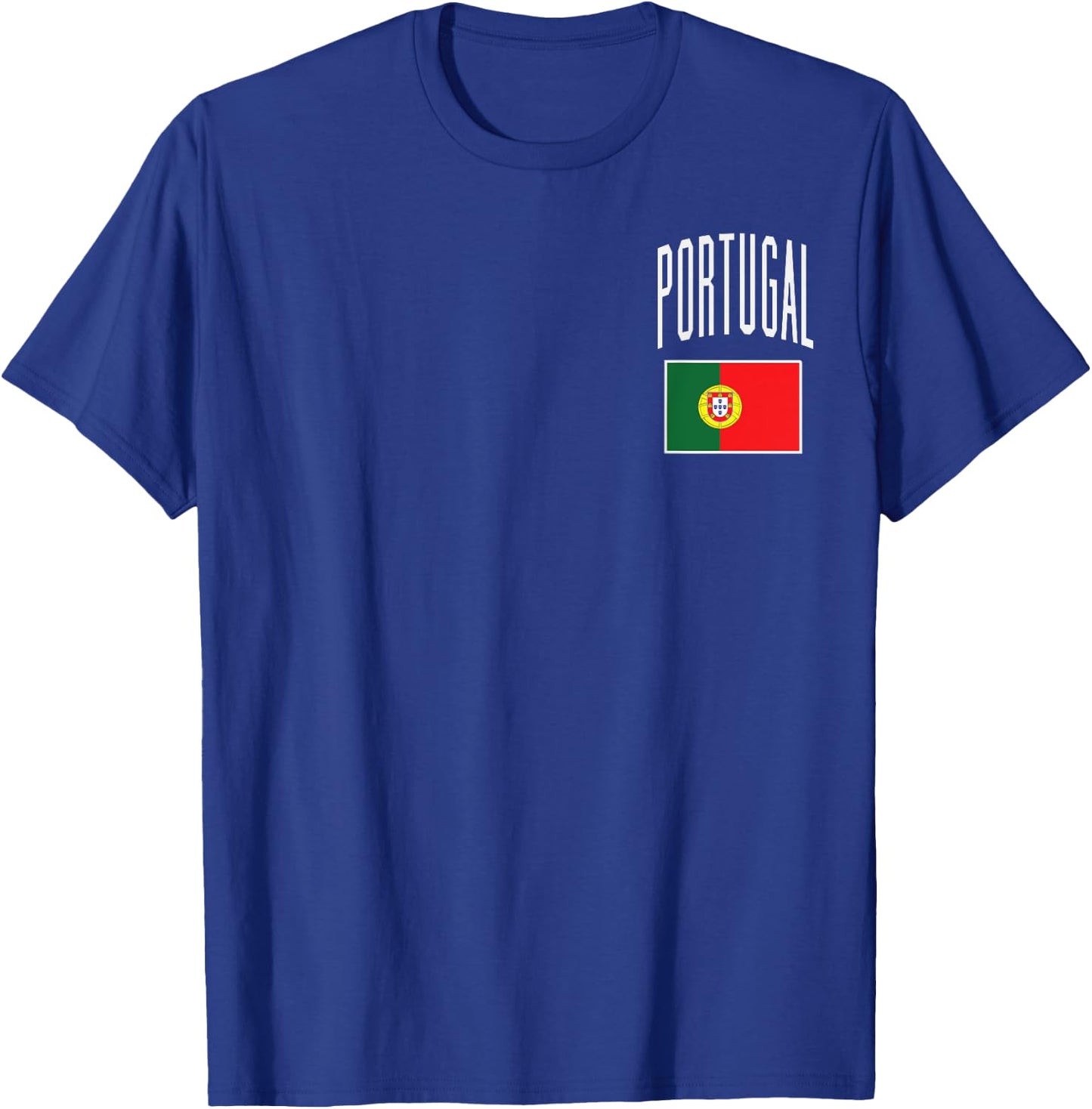 Portugal Flag Portuguese Football Soccer Fan Men Women Kids T-Shirt - T-Shirt | Royal