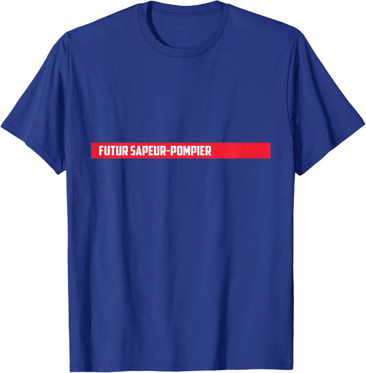 Child Future Firefighter Child, a Gift Children Firefighter Fan , Blue, 2 T-Shirt - T-Shirt | Royal