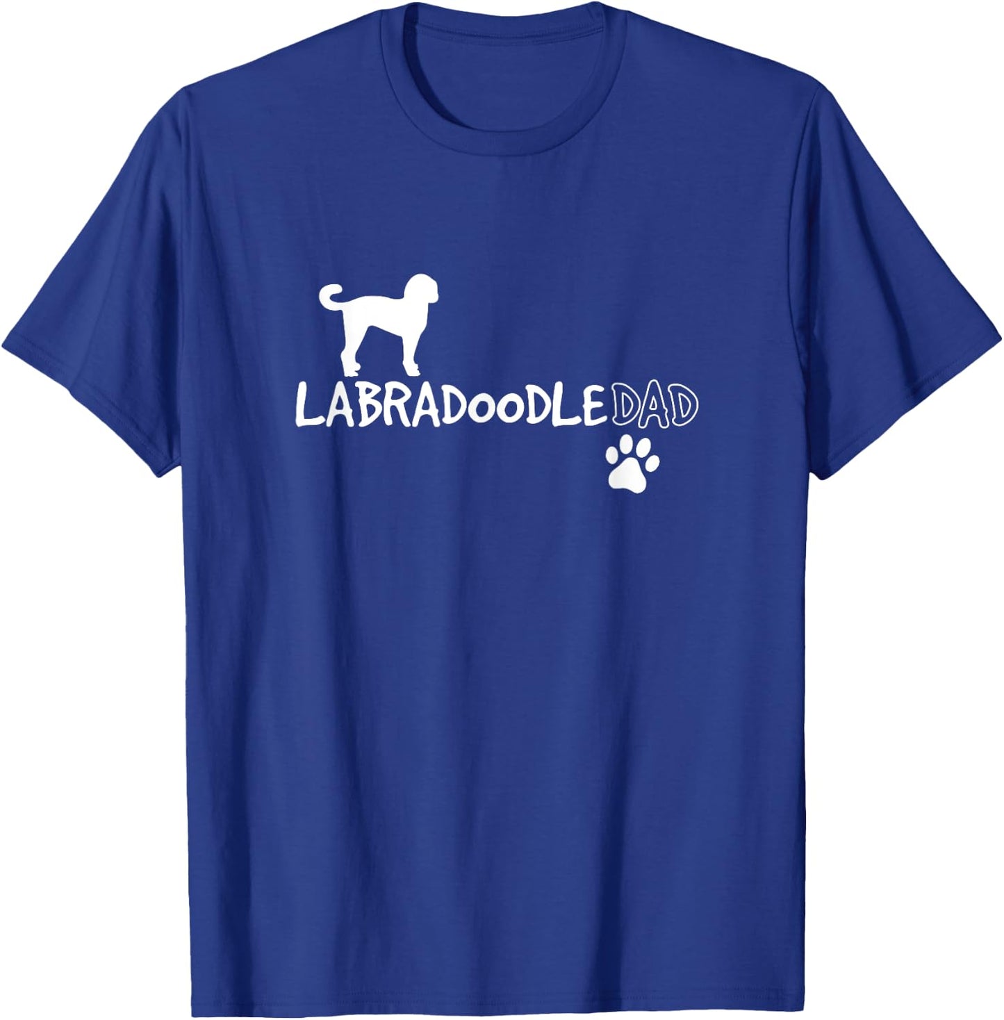 Labradoodle Dad Funny Cute Dog Owner Gift Men Women Girls Kids T-Shirt - T-Shirt | Royal