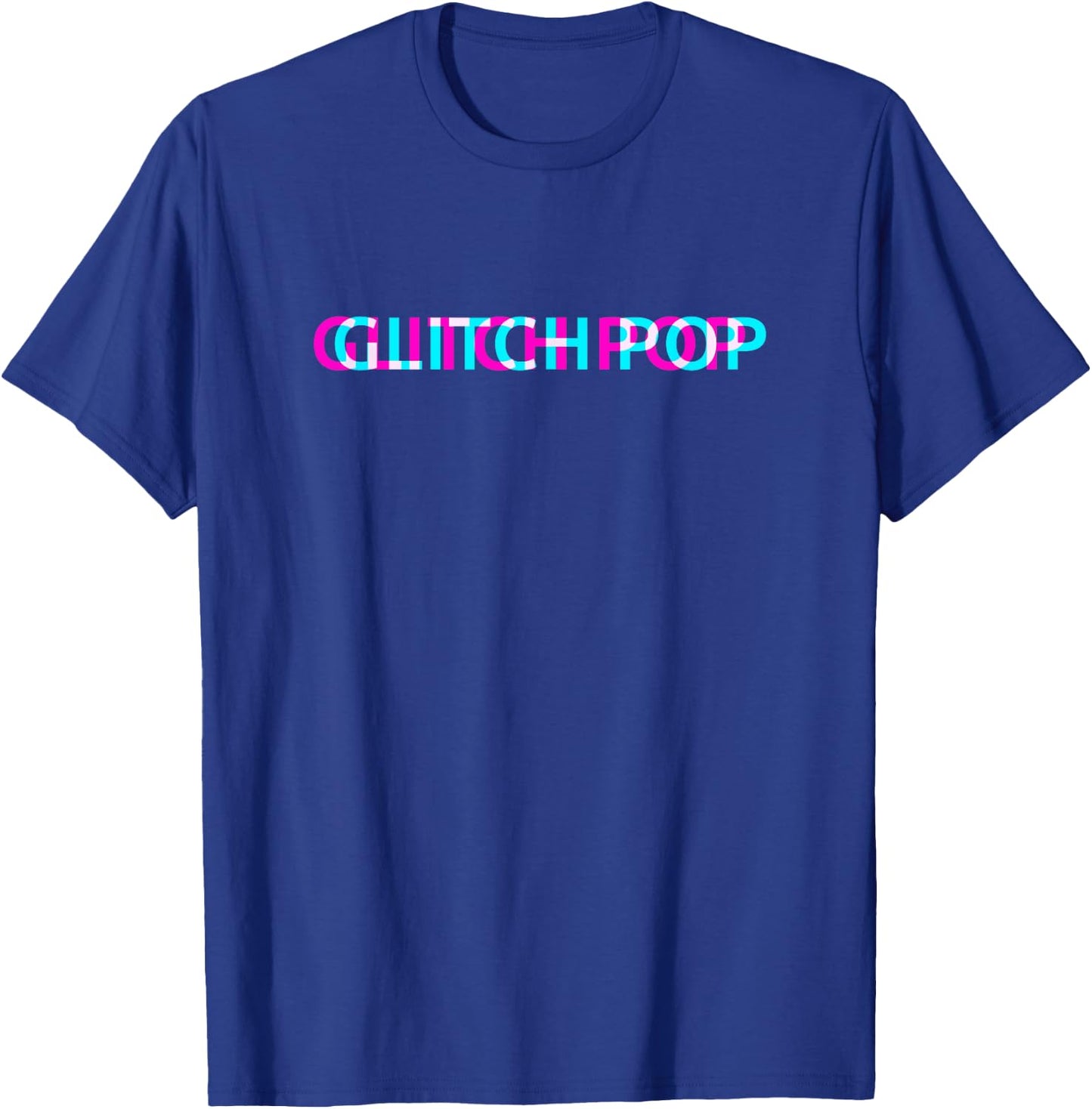 Glitch Pop Music Genre Glitch Art Festival Outfit T-Shirt - T-Shirt | Royal