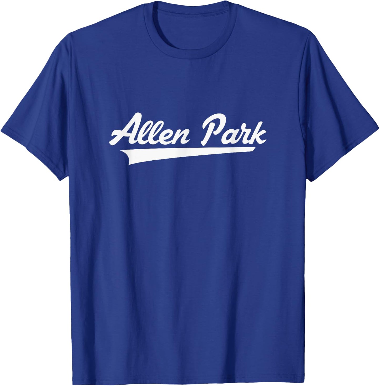 Allen Park High School Vintage Swoosh T-Shirt - T-Shirt | Royal
