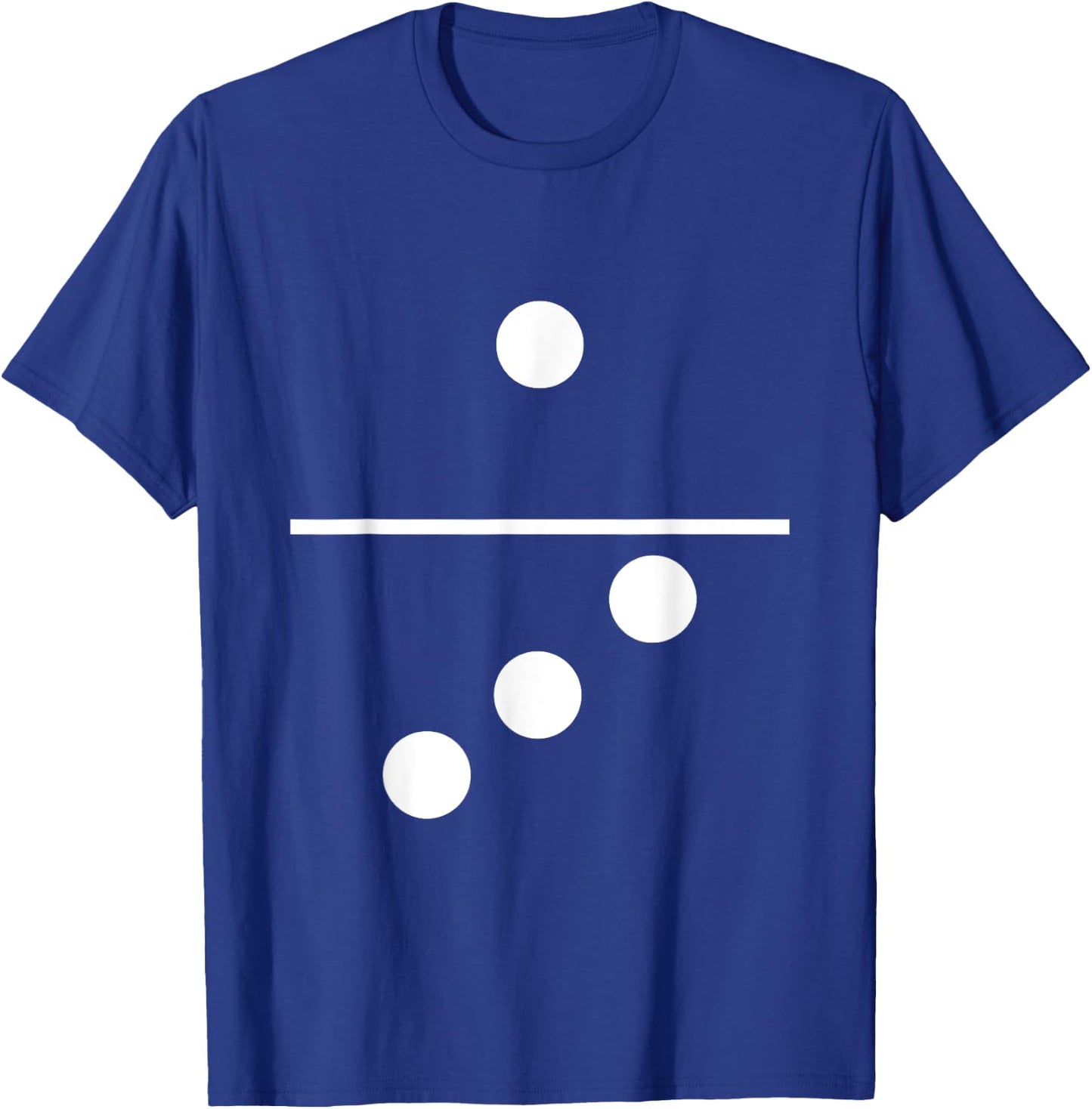 Domino One Three Matching Halloween Gift Group Costumes 1-3 T-Shirt - T-Shirt | Royal