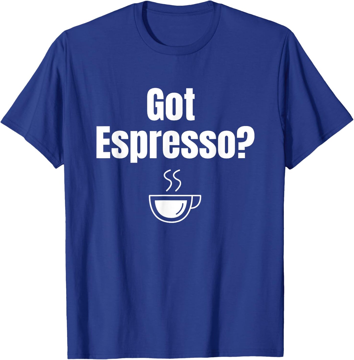 Espresso Coffee Cup Brewing Decaf Caffeine Lover Barista T-Shirt - T-Shirt | Royal