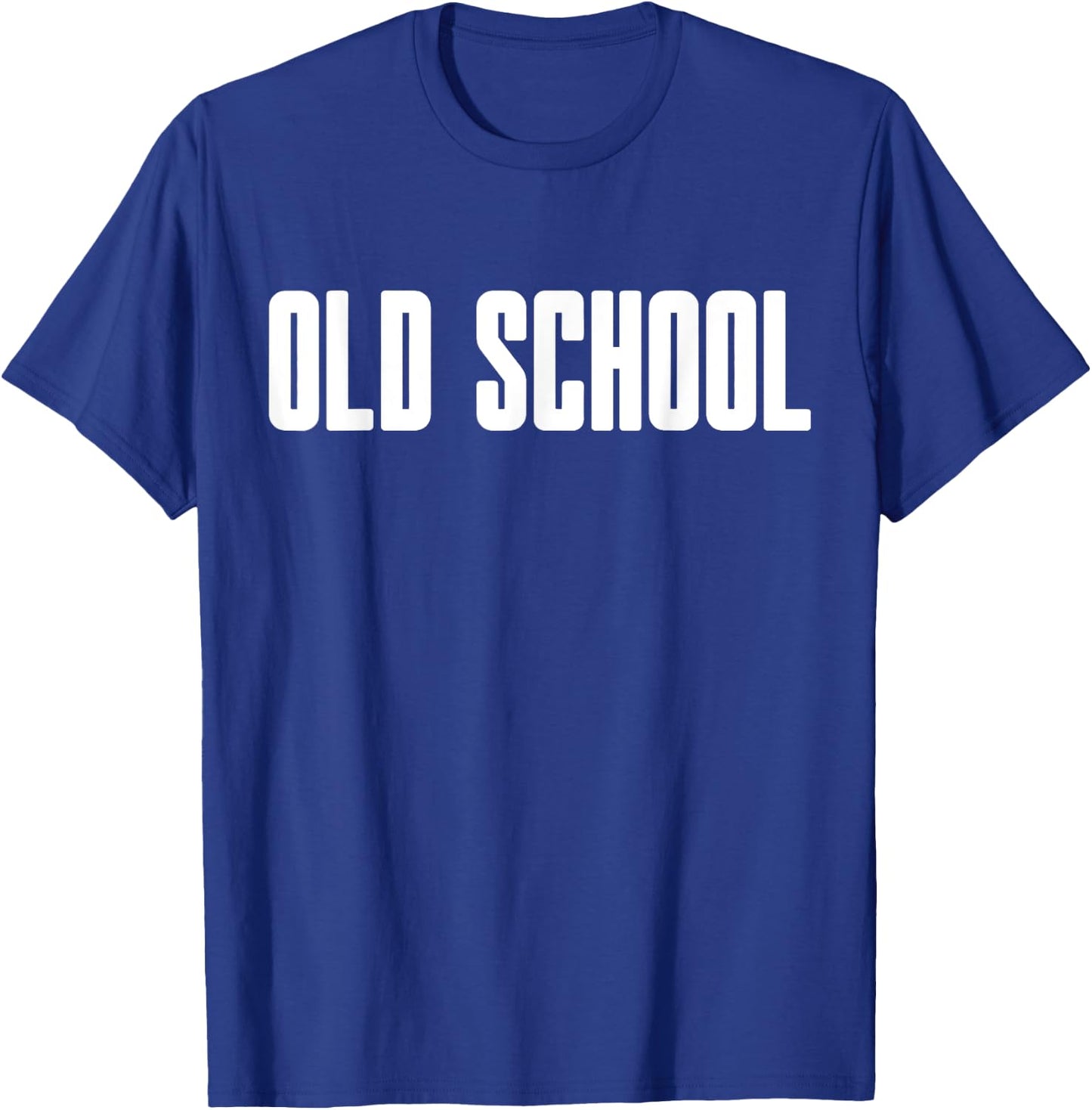 Old School - Classical Trendy 70s 80s 90s Fun T-Shirt - T-Shirt | Royal