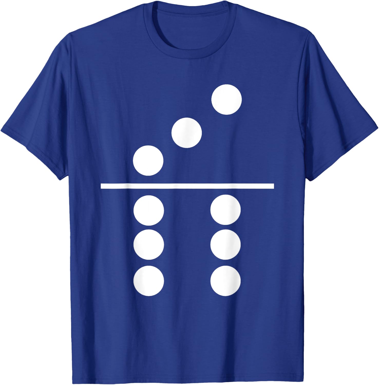 Domino Three Six Matching Halloween Gift Group Costumes 3-6 T-Shirt - T-Shirt | Royal