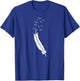 Flying Birds Flock Feather Cool Minimal Art Artists Gift T-Shirt - T-Shirt | Royal