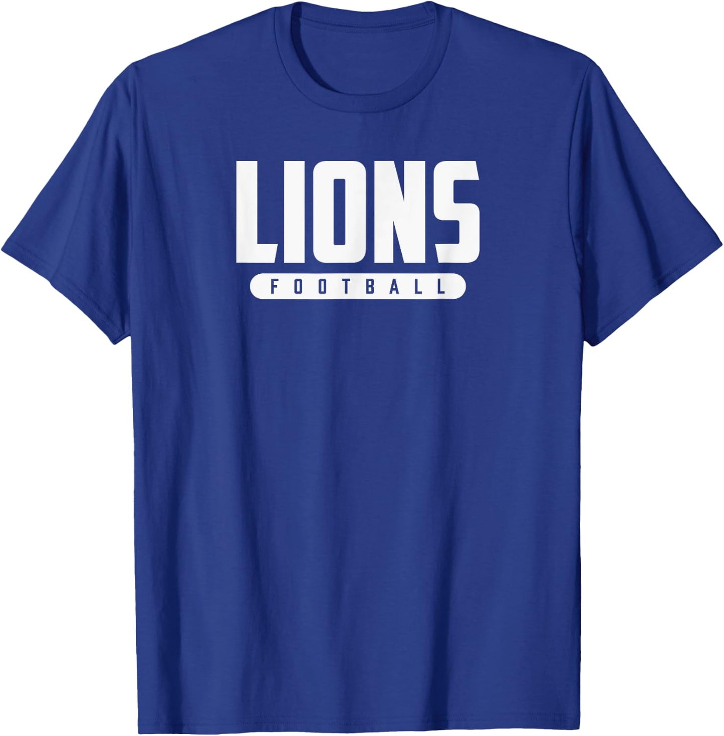 Moore Lions Football T-Shirt - T-Shirt | Royal