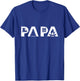 Camping Dad Outdoor Papa T-Shirt - T-Shirt | Royal