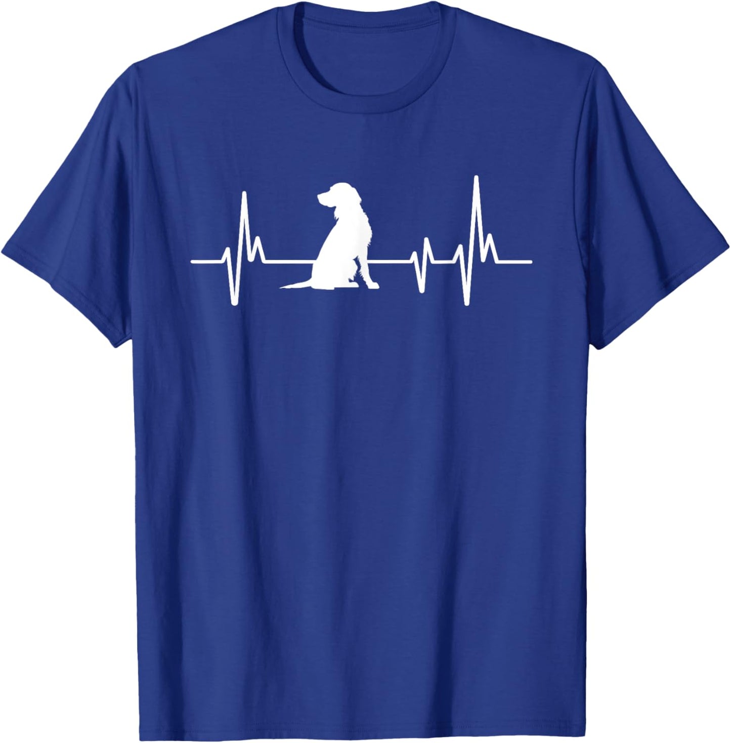 Heartbeat Herzschlag Design Kleiner Münsterländer Hund T-Shirt - T-Shirt | Royal