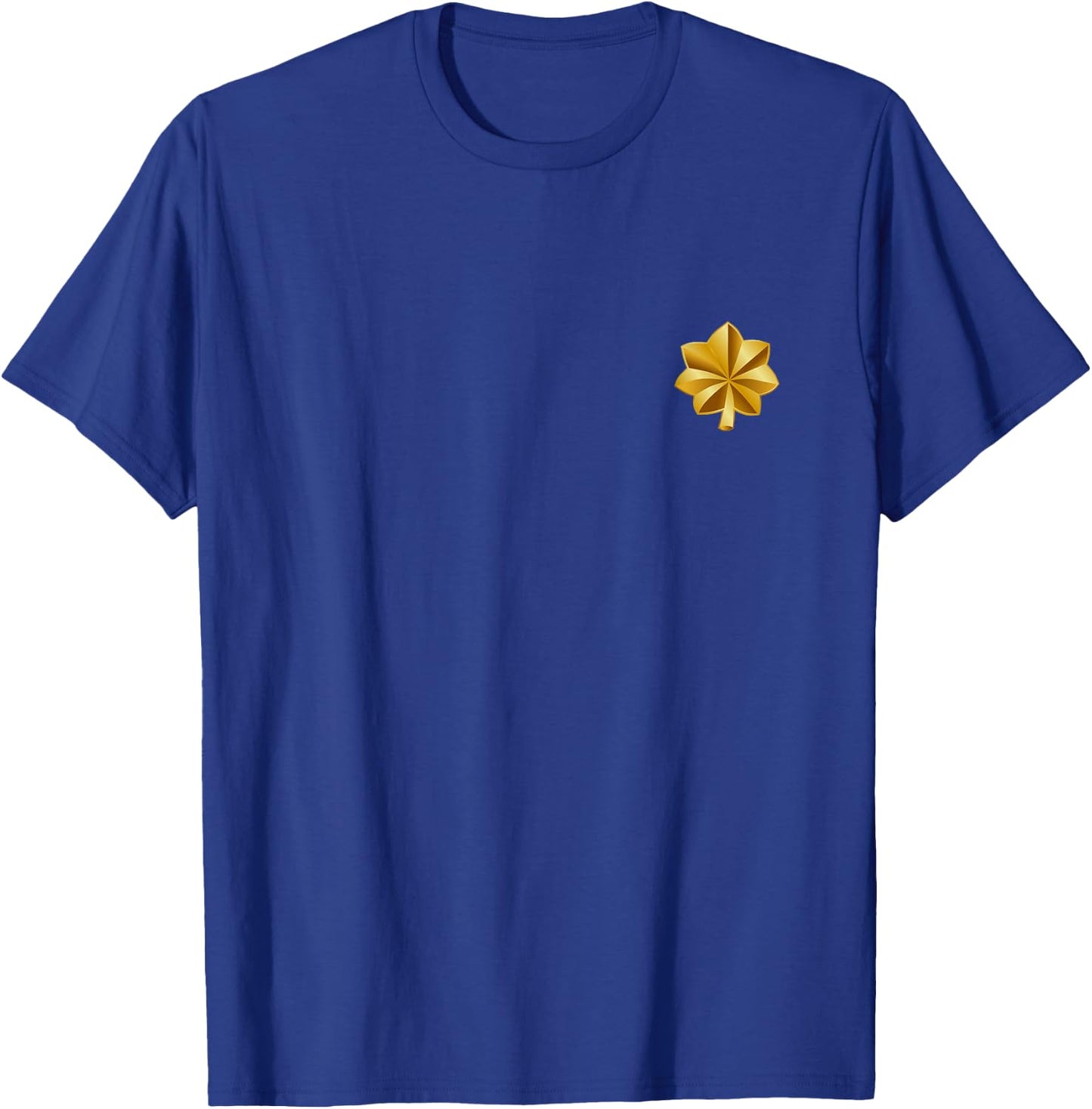 O-4 Major Officer Rank Insignia, Army Division Patch Veteran T-Shirt - T-Shirt | Royal