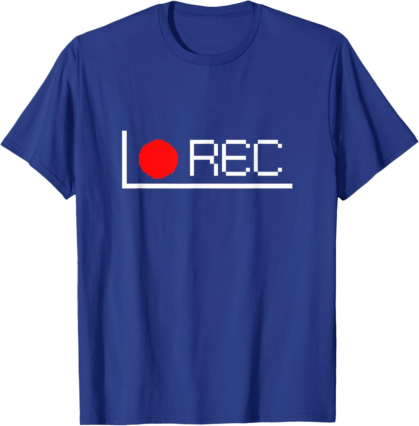 Camera Design - Film Photo Audio Music Video Tape REC Retro Oldschool Video Camcorder Recording Record VCR-VHS T-Shirt - T-Shirt | Royal