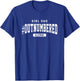 Fathers Day Girl Dad Officially Outnumbered Alumni T-Shirt - T-Shirt | Royal