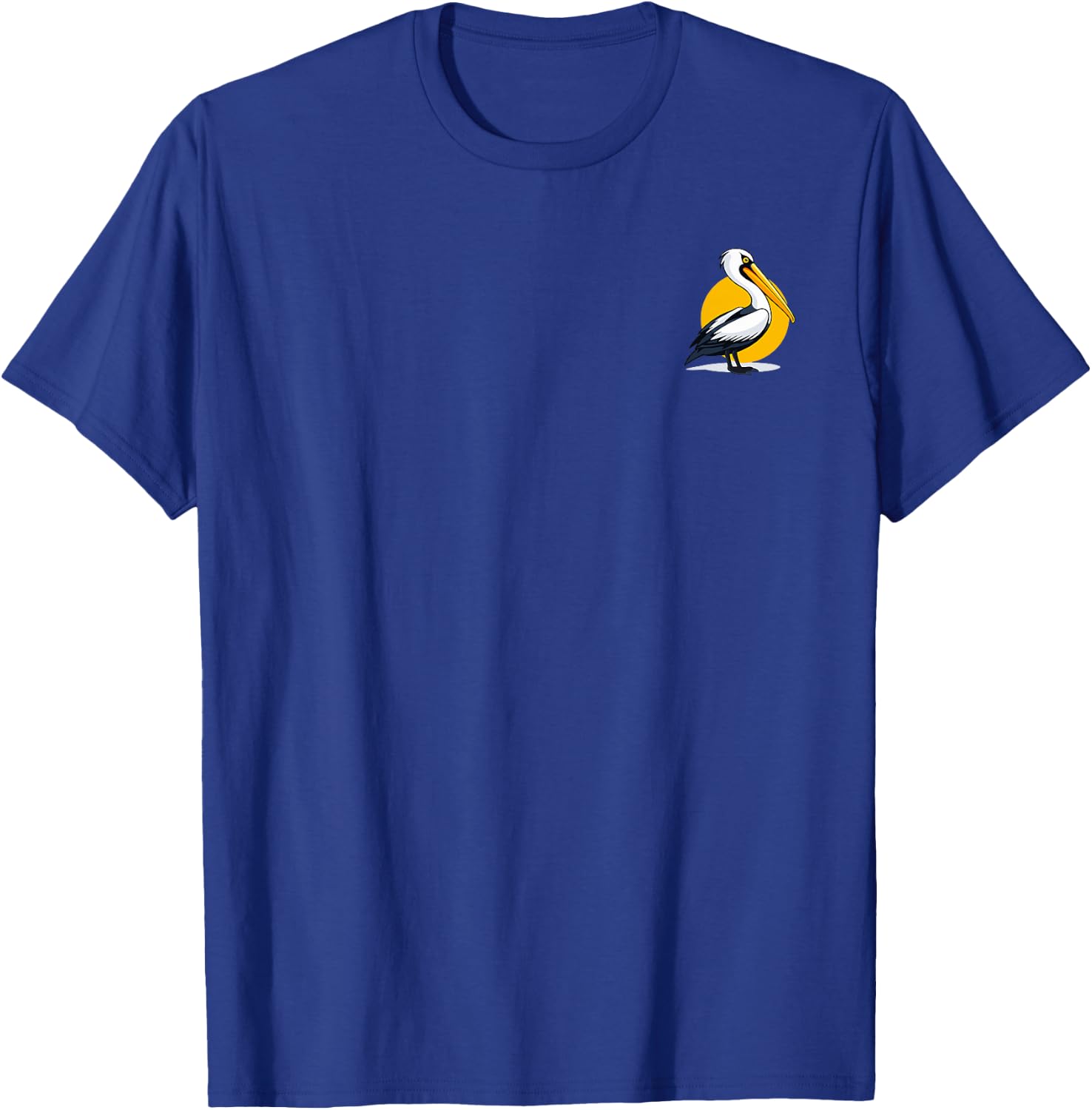 Pelican Pocket for Bird Lovers T-Shirt - T-Shirt | Royal
