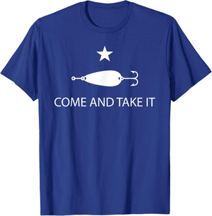 Come And Take It Flag Funny Fishing Spoon Lure Shirt T-Shirt - T-Shirt | Royal