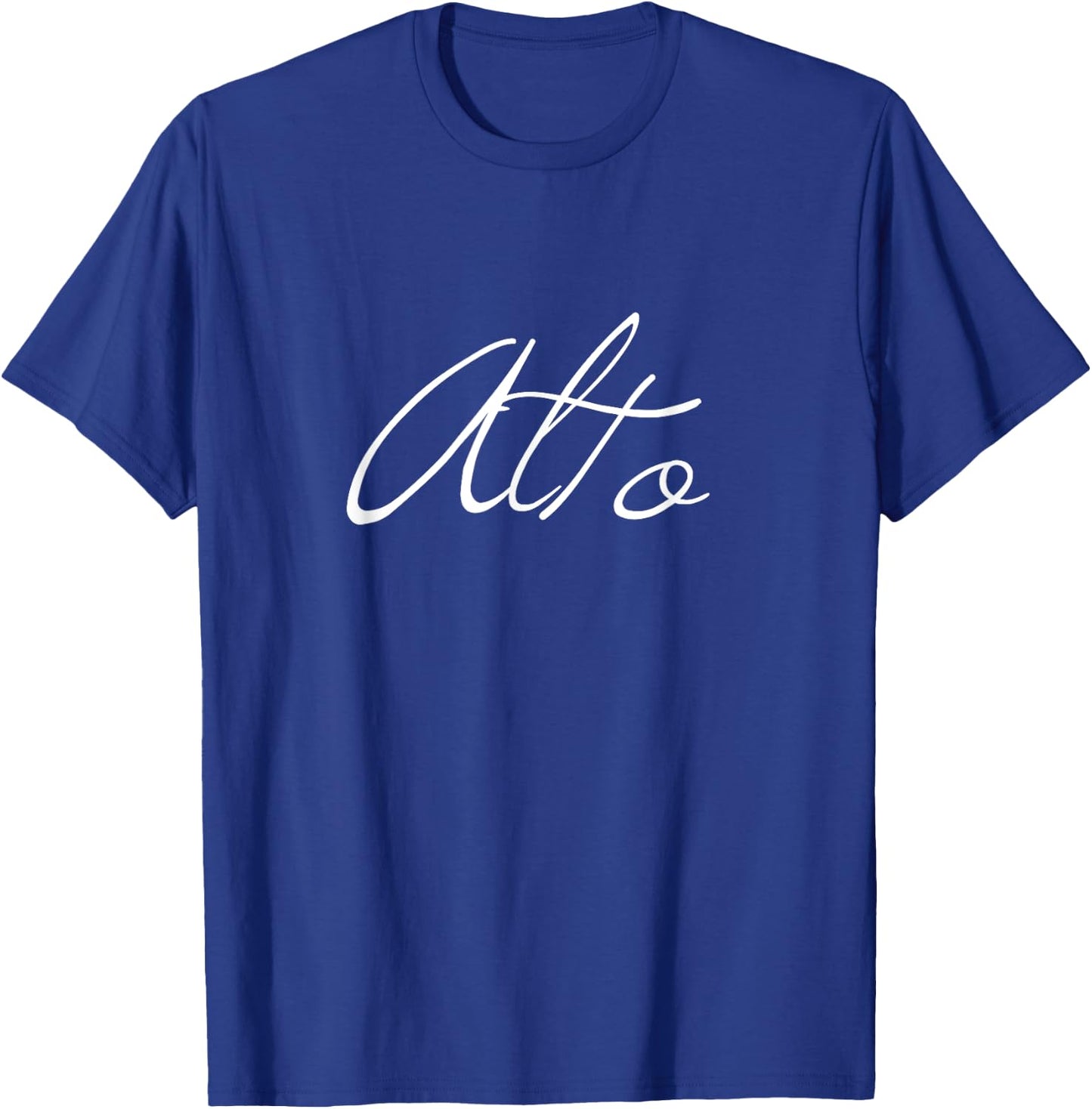 Alto Singer Opera or Choir Musician T-Shirt - T-Shirt | Royal